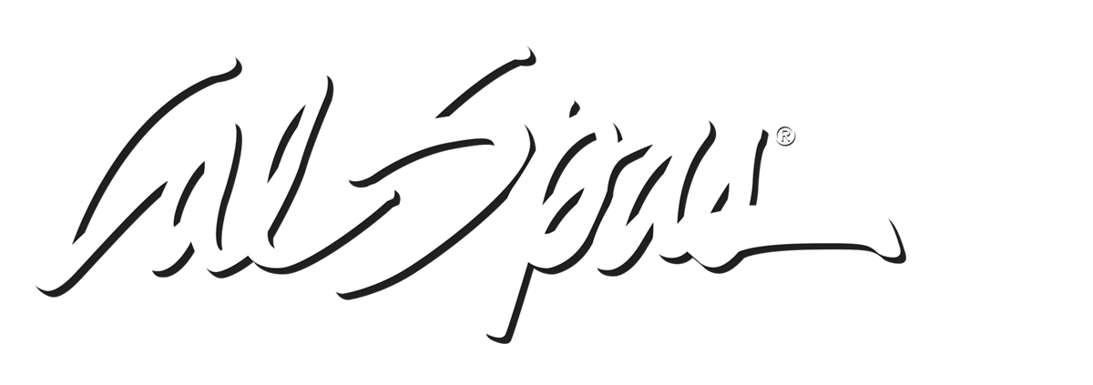 Calspas White logo hot tubs spas for sale Thousand Oaks