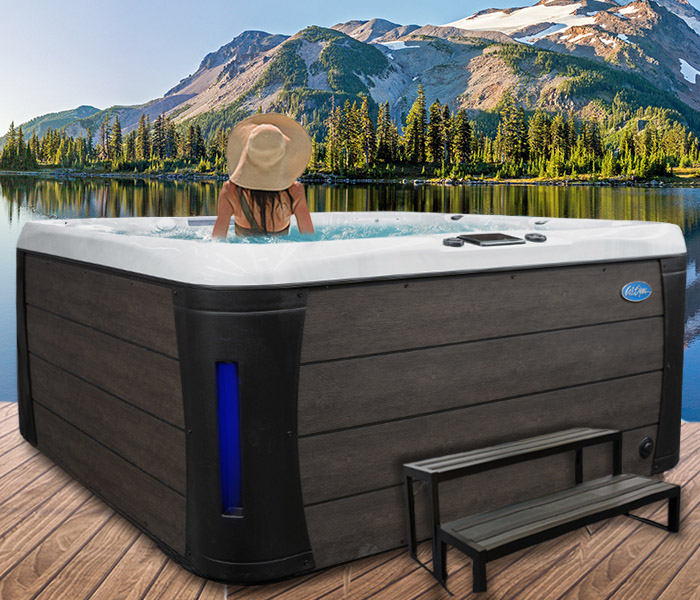 Calspas hot tub being used in a family setting - hot tubs spas for sale Thousand Oaks